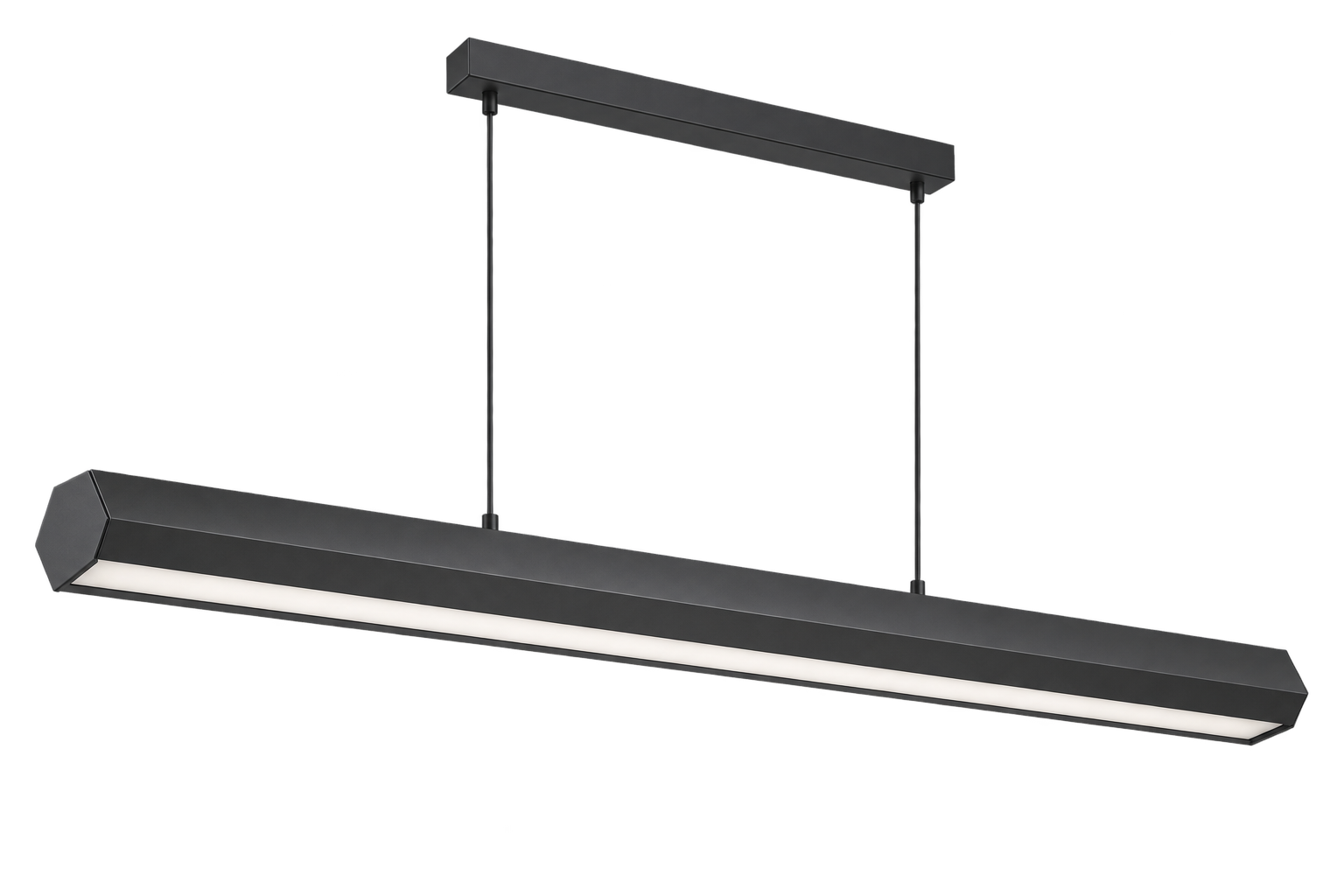 Luminária pendente linear facetada FL 603