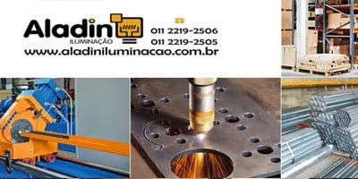 Luminárias e postes direto na fábrica