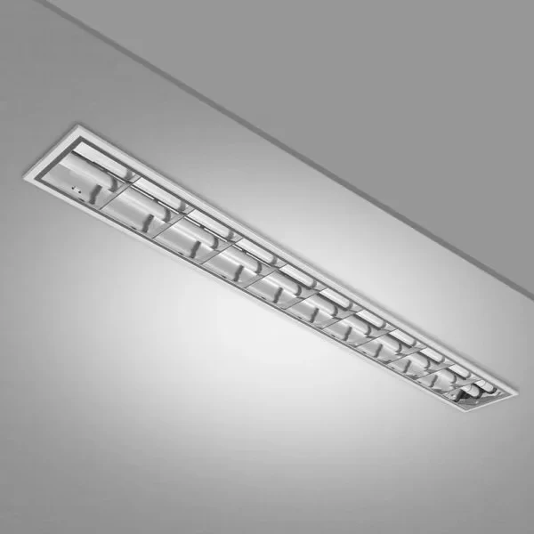 Luminária de teto de embutir aletada LED FE 209 — referência original do catálogo Aladin