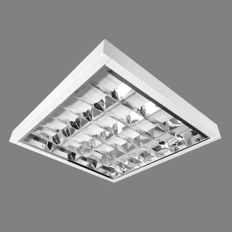 Luminária LED quadrada aletada FL 209/416
