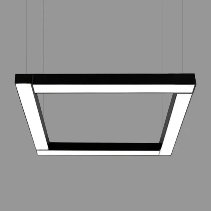 Luminária LED Slim quadrada FL 243 — referência original do catálogo Aladin