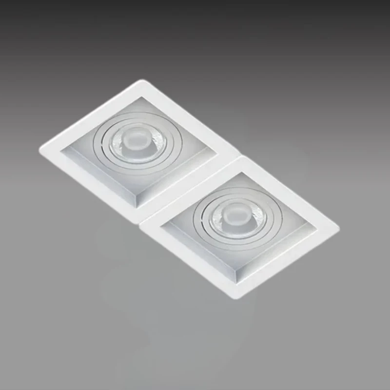 Luminária LED spot dupla de embutir EB170/2