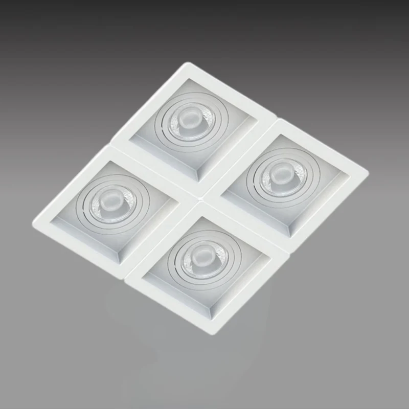 Luminária LED spot quádruplo embutir EB170/4
