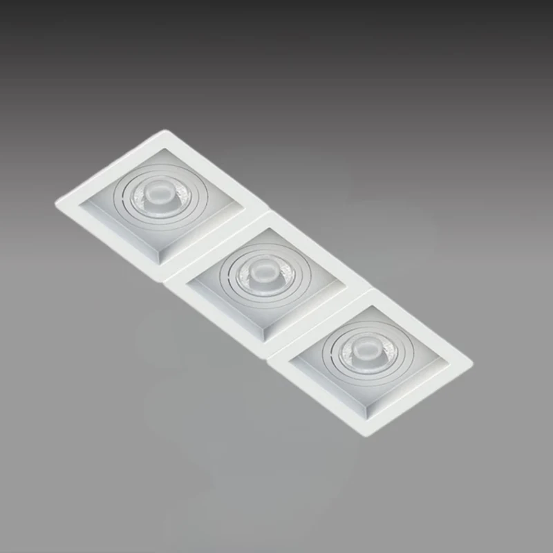 Luminária LED spot triplo de embutir EB170/3 — referência original do catálogo Aladin