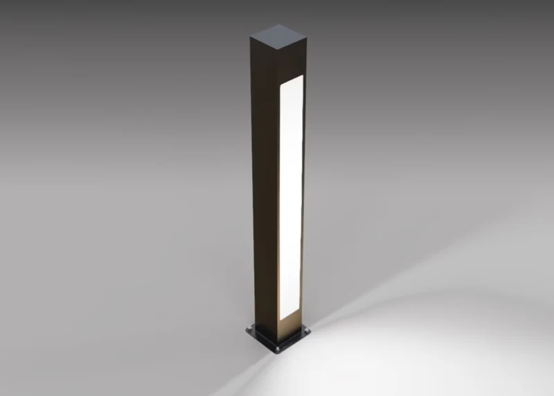 Mini Poste Balizador c/ 1 janela BL 211