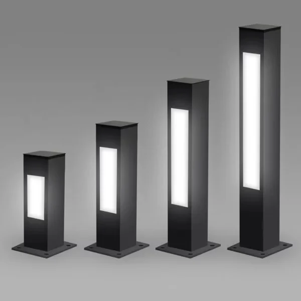 Mini Poste Balizador iluminação jardim c/ 1 janela BL 205 — referência original do catálogo Aladin