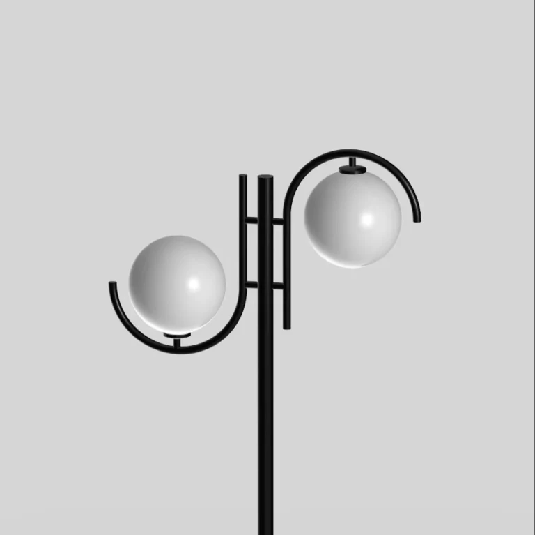 Poste com globo Duplo alternados PT 325