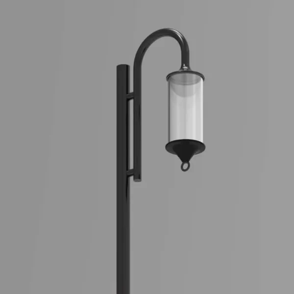 Poste reto estilo lampião PT 307