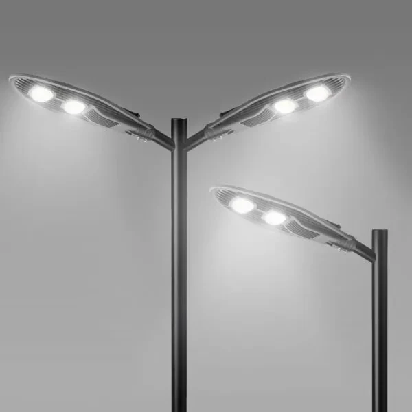 Poste reto luminária publica LED PT 337 — referência original do catálogo Aladin