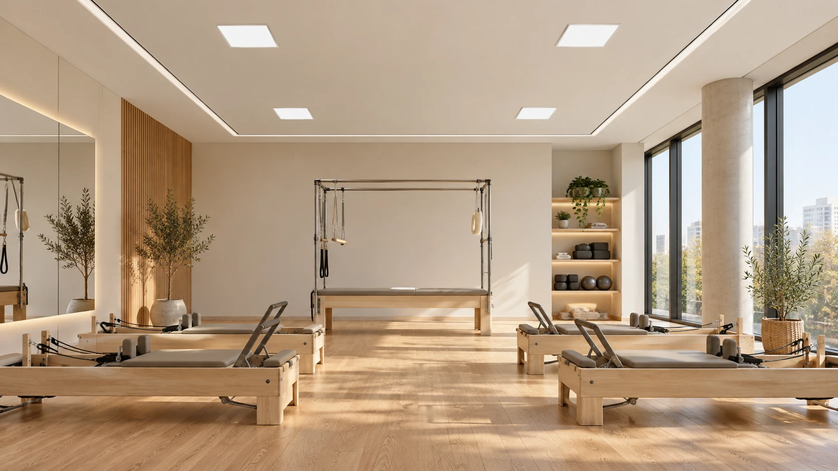 Pilates com aparelhos com EB 129 · PA 002 — imagem ilustrativa criada com IA
