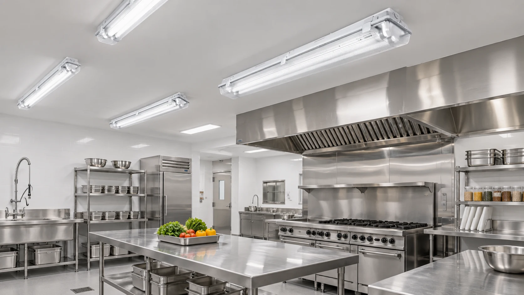 Cozinhas hospitalares com FL 206 — imagem ilustrativa criada com IA