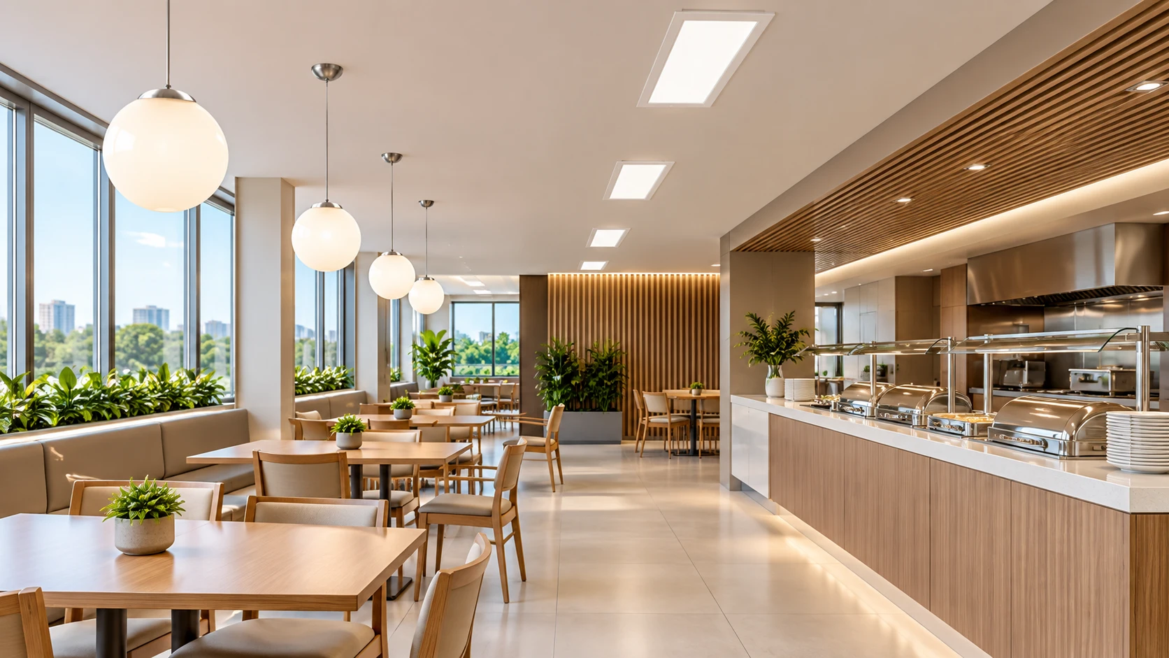 Restaurantes hospitalares com PD 209 · EB 128 — imagem ilustrativa criada com IA