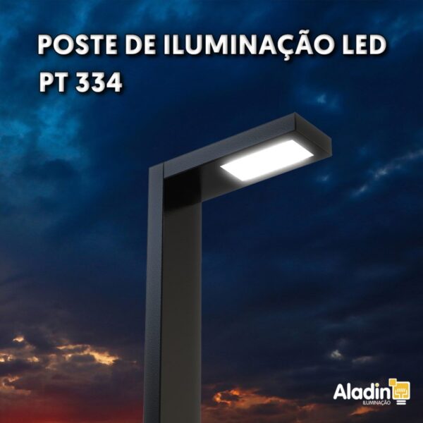 Poste LED retangular <br> PT 334 - Image 2