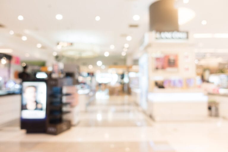 Abstract blur beautiful luxury shopping mall and retail store interior for background